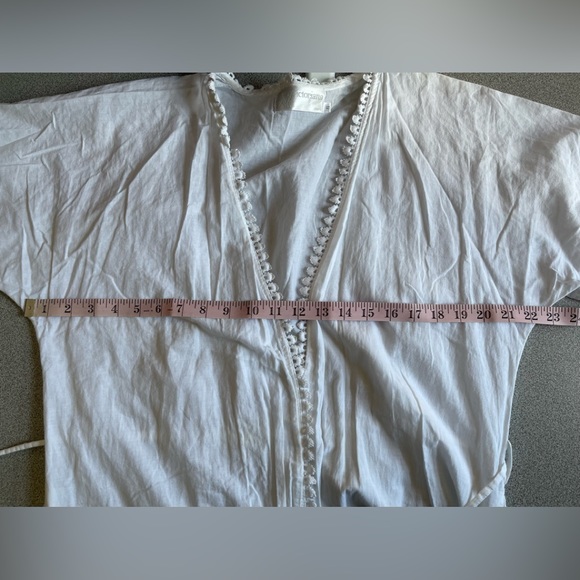 Victoriana White Cotton Lace Robe Size Small - Picture 12 of 13